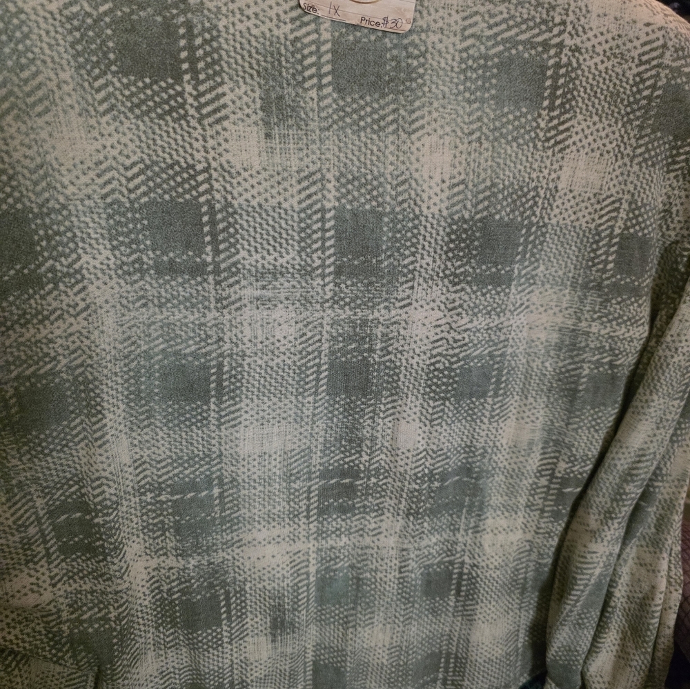 Green Plaid Shirt